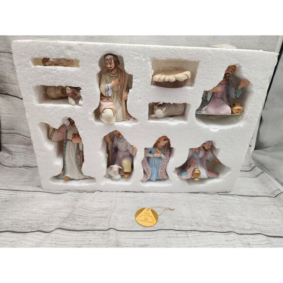 Lefton Christipher Collection Nativity 1987 Full Set - Picture 1 of 11